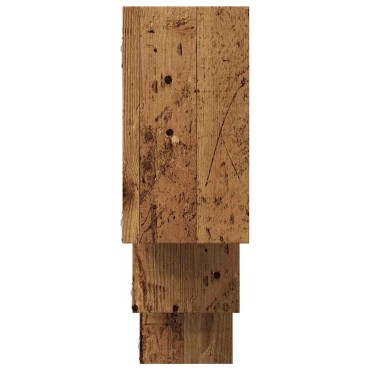 vidaXL Ράφι τοίχου Παλιό ξύλο 159x18x66cm Κατασκευασμένο ξύλο 1 τεμ.