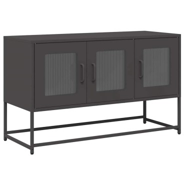ντουλάπι τηλεόρασης vidaXL Μαύρο 100,5x39x60,5cm