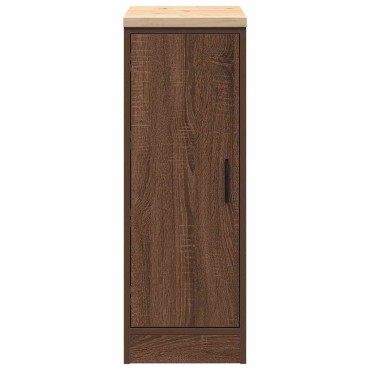 vidaXL ντουλάπι αποθήκευσης γκαράζ 30x51x85 εκ μασίφ ξύλο πεύκο