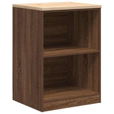 vidaXL ντουλάπι αποθήκευσης γκαράζ 60x51x85 εκ μασίφ ξύλο πεύκο