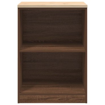 vidaXL ντουλάπι αποθήκευσης γκαράζ 60x51x85 εκ μασίφ ξύλο πεύκο
