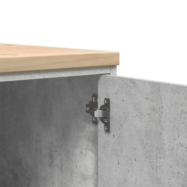 vidaXL ντουλάπι αποθήκευσης γκαράζ 40x51x85 εκ μασίφ ξύλο πεύκο