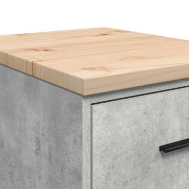 vidaXL ντουλάπι αποθήκευσης γκαράζ 40x51x85 εκ μασίφ ξύλο πεύκο