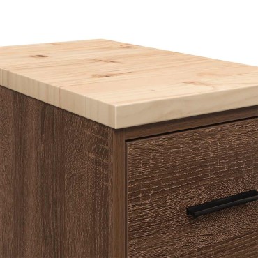vidaXL ντουλάπι αποθήκευσης γκαράζ 30x51x85 εκ μασίφ ξύλο πεύκο