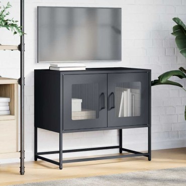 ντουλάπι τηλεόρασης vidaXL Ανθρακί 68x39x60,5cm Ατσάλι ψυχρής έλασης