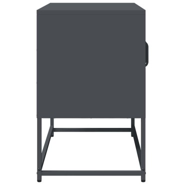 ντουλάπι τηλεόρασης vidaXL Ανθρακί 68x39x60,5cm Ατσάλι ψυχρής έλασης