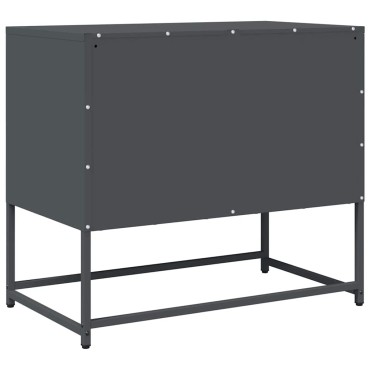 ντουλάπι τηλεόρασης vidaXL Ανθρακί 68x39x60,5cm Ατσάλι ψυχρής έλασης