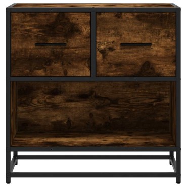 vidaXL Κομοδίνο καπνιστή βελανιδιά 60x31x60cm 1 τεμ.