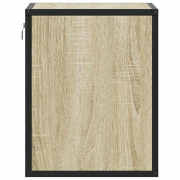 vidaXL Επίτοιχα κομοδίνα 2 τεμ. Sonoma Oak 40x31x39,5cm