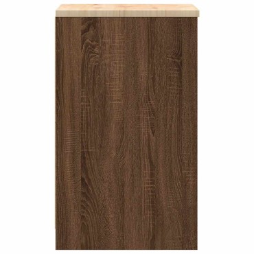 vidaXL ντουλάπι αποθήκευσης γκαράζ 40x51x85 εκ μασίφ ξύλο πεύκο
