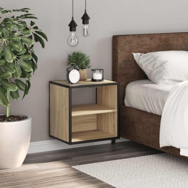 vidaXL Επίτοιχο κομοδίνο Sonoma Oak 40x31x39,5cm 1 τεμ.