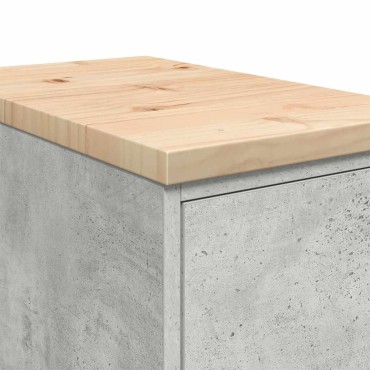vidaXL ντουλάπι αποθήκευσης γκαράζ 30x51x85 εκ μασίφ ξύλο πεύκο