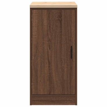 vidaXL ντουλάπι αποθήκευσης γκαράζ 40x51x85 εκ μασίφ ξύλο πεύκο
