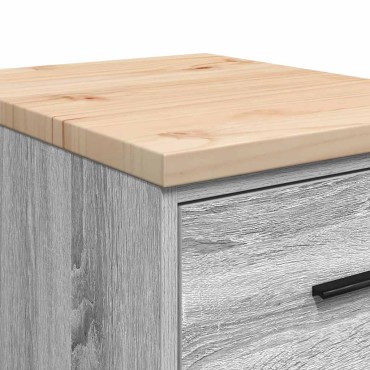 vidaXL ντουλάπι αποθήκευσης γκαράζ 40x51x85 εκ μασίφ ξύλο πεύκο