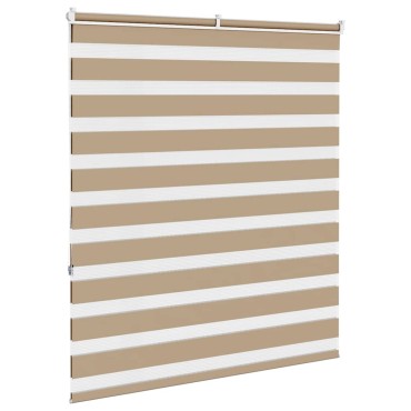vidaXL Ζέβρα τυφλή 125x150 cm Πλάτος υφάσματος 120,9 εκ. Πολυεστέρας