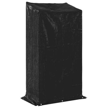 vidaxL Ράφι για καυσόξυλα με κάλυμμα βροχής 100x60x200 εκ.