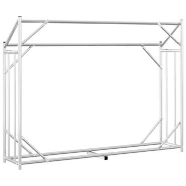vidaxL Ράφι για καυσόξυλα με κάλυμμα βροχής 151x40,5x110,5 εκ.