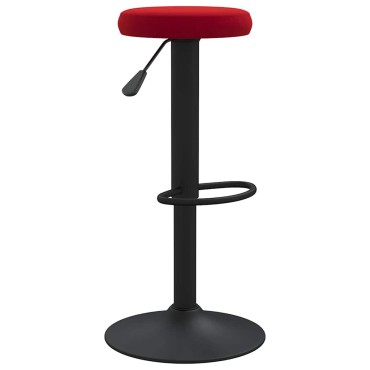 vidaXL Σκαμπό Μπαρ 2 τεμ. Μπορντό Βελούδινα 31x(58-78)cm