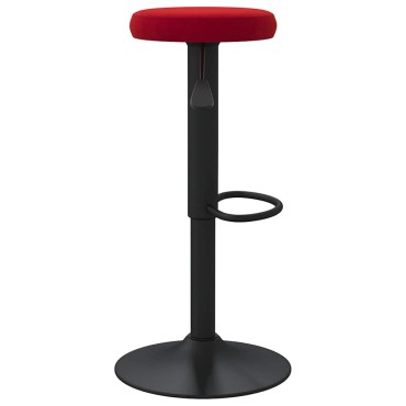 vidaXL Σκαμπό Μπαρ 2 τεμ. Μπορντό Βελούδινα 31x(58-78)cm