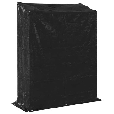 vidaxL Ράφι για καυσόξυλα με κάλυμμα βροχής 150x60x200 εκ.