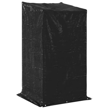 vidaxL Ράφι για καυσόξυλα με κάλυμμα βροχής 100x100x200 εκ.