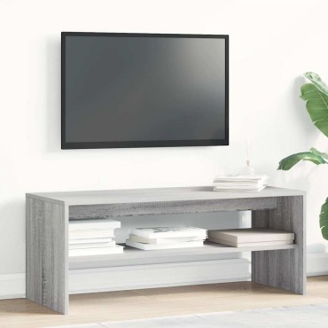 vidaXL Έπιπλο Τηλεόρασης Γκρι Sonoma 100x40x40cm από Επεξεργ. Ξύλο