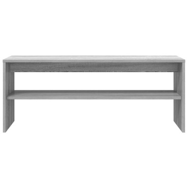 vidaXL Έπιπλο Τηλεόρασης Γκρι Sonoma 100x40x40cm από Επεξεργ. Ξύλο