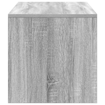 vidaXL Έπιπλο Τηλεόρασης Γκρι Sonoma 100x40x40cm από Επεξεργ. Ξύλο