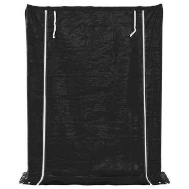 vidaxL Ράφι για καυσόξυλα με κάλυμμα βροχής 150x40x200 εκ.