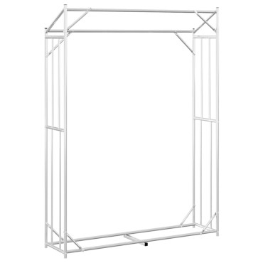 vidaxL Ράφι για καυσόξυλα με κάλυμμα βροχής 150x40x200 εκ.