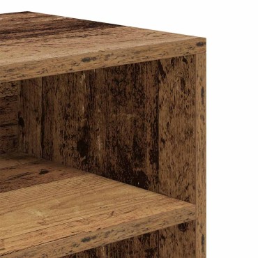 vidaXL Βιβλιοθήκη Παλαιό Ξύλο 60x30x71,5cm Επεξεργ. Ξύλο 1 τεμ.