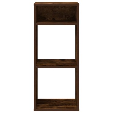 vidaXL Βιβλιοθήκη Καπνιστή Δρυς 34x31x80cm από Επεξεργασμένο Ξύλο 1 τεμ.