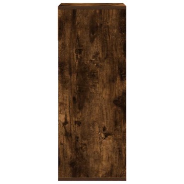 vidaXL Βιβλιοθήκη Καπνιστή Δρυς 34x31x80cm από Επεξεργασμένο Ξύλο 1 τεμ.
