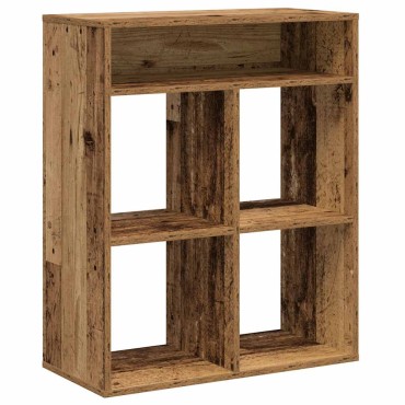 vidaXL Βιβλιοθήκη Παλαιό Ξύλο 66x31x80cm Επεξεργ. Ξύλο 1 τεμ.