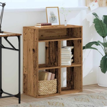 vidaXL Βιβλιοθήκη Παλαιό Ξύλο 66x31x80cm Επεξεργ. Ξύλο 1 τεμ.