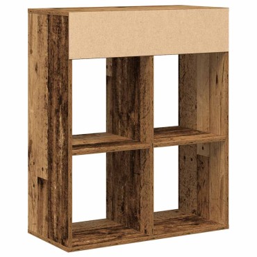 vidaXL Βιβλιοθήκη Παλαιό Ξύλο 66x31x80cm Επεξεργ. Ξύλο 1 τεμ.