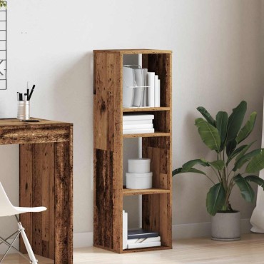 vidaXL Βιβλιοθήκη Παλαιό Ξύλο 34x31x112cm Επεξεργ. Ξύλο 1 τεμ.