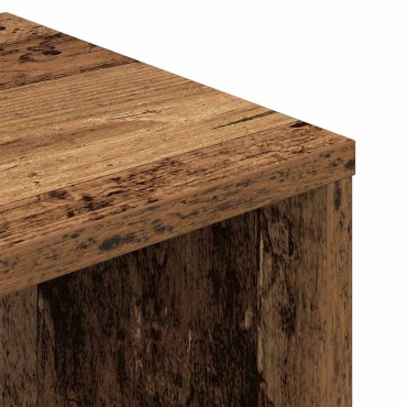 vidaXL Βιβλιοθήκη Παλαιό Ξύλο 34x31x112cm Επεξεργ. Ξύλο 1 τεμ.