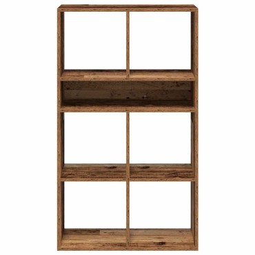 vidaXL Βιβλιοθήκη Παλαιό Ξύλο 66x31x112cm Επεξεργ. Ξύλο 1 τεμ.
