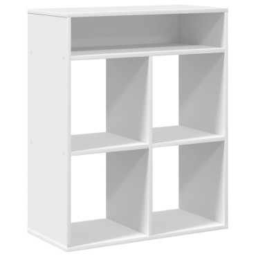 vidaXL Βιβλιοθήκη Λευκή 66x31x80cm από Επεξεργασμένο Ξύλο 1 τεμ.