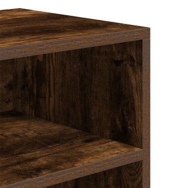 vidaXL Βιβλιοθήκη Καπνιστή Δρυς 60x30x71,5cm από Επεξεργασμένο Ξύλο 1 τεμ.