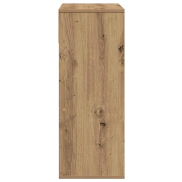 vidaXL Βιβλιοθήκη Αρτισιανή Δρυς 66x31x80cm Επεξεργ. Ξύλο 1 τεμ.