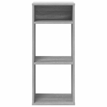 vidaXL Βιβλιοθήκη Γκρι Sonoma 34x31x80cm από Επεξεργασμένο Ξύλο 1 τεμ.
