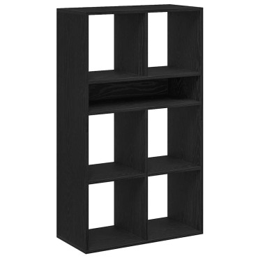 vidaXL Βιβλιοθήκη Μαύρη 66x31x112cm από Επεξεργασμένο Ξύλο 1 τεμ.