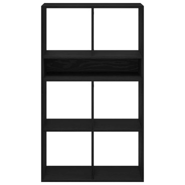 vidaXL Βιβλιοθήκη Μαύρη 66x31x112cm από Επεξεργασμένο Ξύλο 1 τεμ.