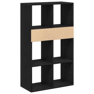 vidaXL Βιβλιοθήκη Μαύρη 66x31x112cm από Επεξεργασμένο Ξύλο 1 τεμ.