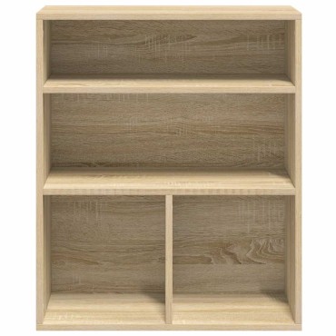 vidaXL Βιβλιοθήκη Χρώμα Sonoma Δρυς 60x30x71,5cm από Μοριοσανίδα 1 τεμ.