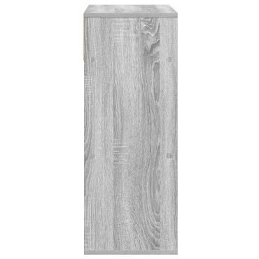 vidaXL Βιβλιοθήκη Γκρι Sonoma 66x31x80cm από Επεξεργασμένο Ξύλο 1 τεμ.
