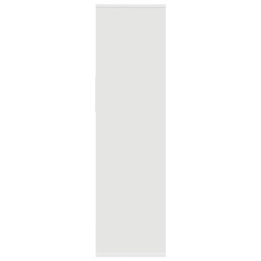 vidaXL Βιβλιοθήκη με 5 Ράφια Λευκή 34x31x112cm Επεξεργασμένο Ξύλο 1 τεμ.