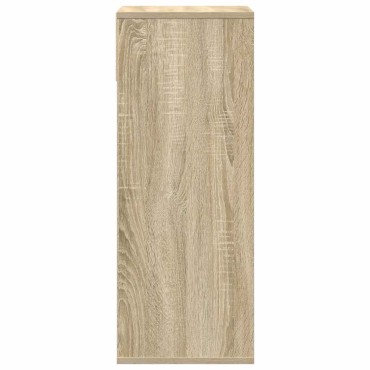 vidaXL Βιβλιοθήκη Χρώμα Sonoma Δρυς 34x31x80cm από Μοριοσανίδα 1 τεμ.